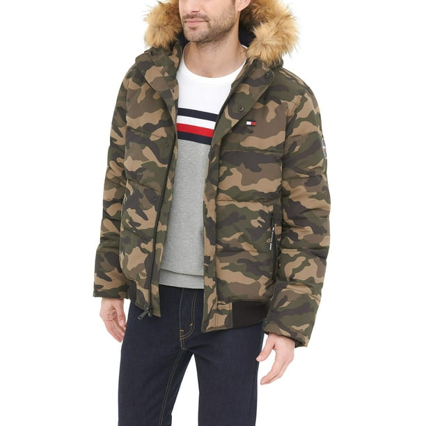 Chaqueta Tommy Hilfiger de tela ártica acolchada para hombre