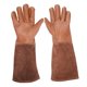 thumbnail image 3 of Guantes Protectores De Cuero Guantes De Jardinería Para Arbustos Espinosos Poda De Rosas S, 3 of 5