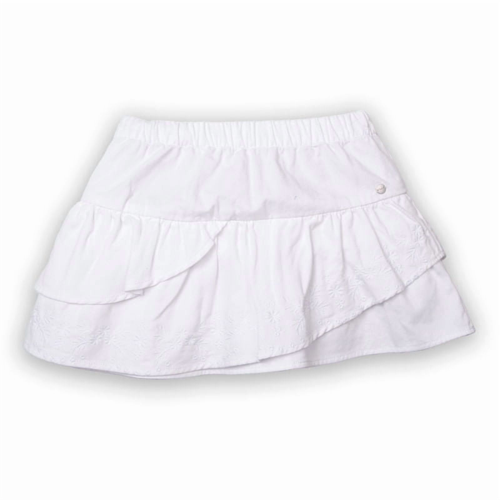 Falda Niña Blanco Pillin