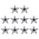 thumbnail image 3 of 10 Parches De Estrellas De Diamantes De Imitación Para Reparación De Apliques, Accesorios De Costura, Color Plateado Y Negro, 3 of 5