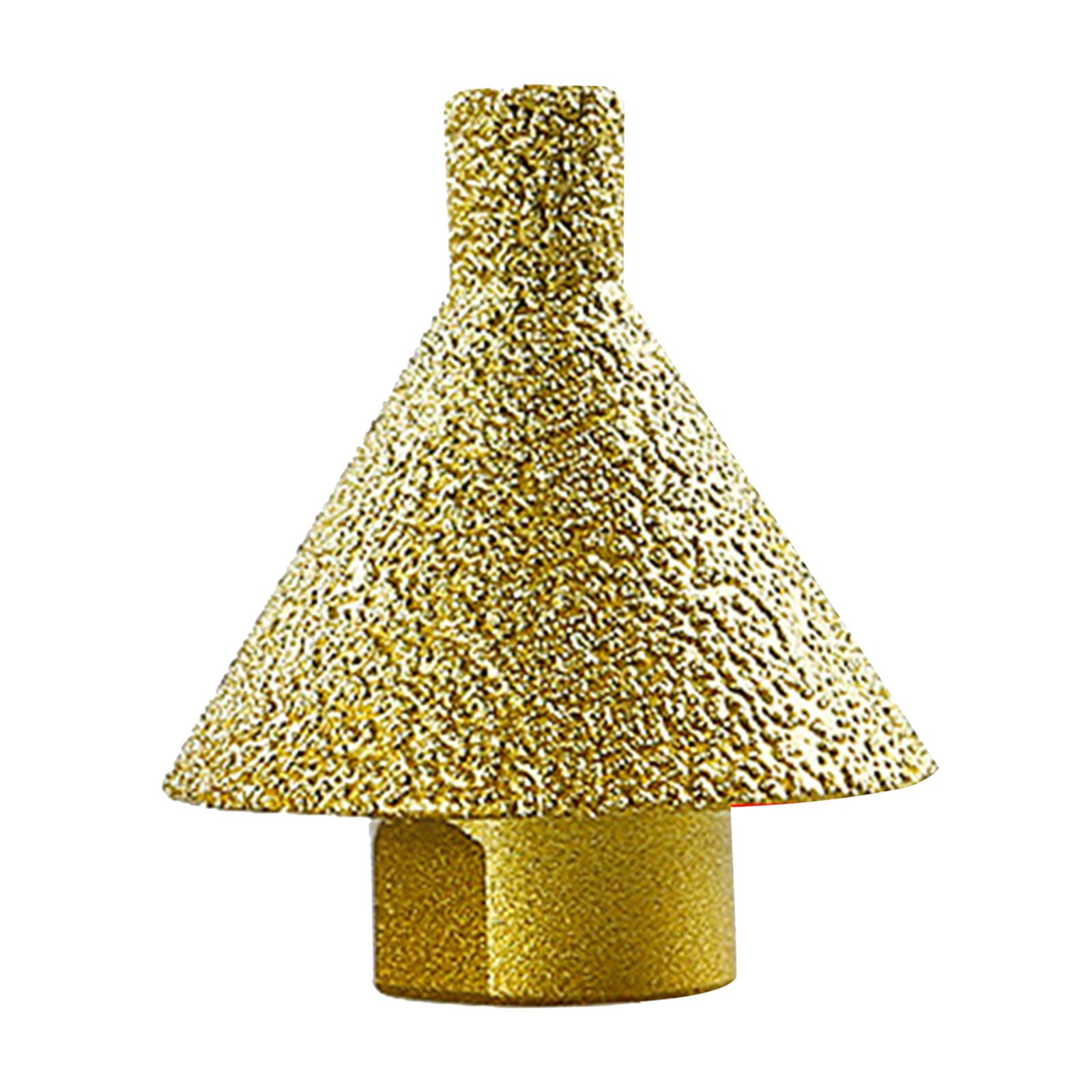 Ioensy - Broca De Fresado De Diamante Biselado Redondo Con Chaflán De Diamante Para Porcelana De Mármol De Cerámica Pequeña