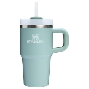 Vaso Stanley Quencher H2.0 Con Mango Y Pajita, 590 Ml, Seafoam
