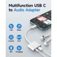 thumbnail image 2 of Adaptador USB‑C 2 en 1 para auriculares y carga Criello, 2 of 7
