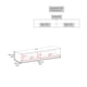 thumbnail image 3 of Panel TV 60" R-150 Flotante Bardolino 26,5x150x32 Cm, 3 of 3