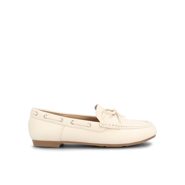 Mocasín Mujer Bata Virginia Blanco