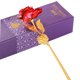 thumbnail image 4 of 24K Gold Forever Rose Flor Sumergida Artificial Regalo Del Día De San Valentín Para Su Rojo, 4 of 5