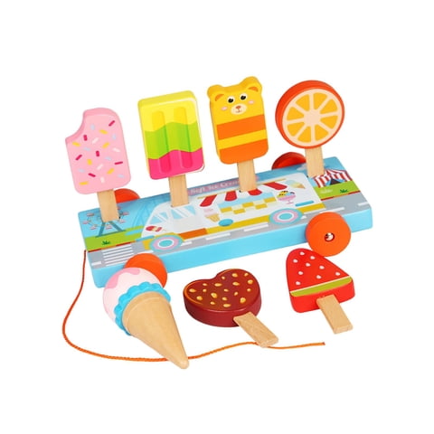 Bothyi - Juego De Helado De Madera, Regalo Para Niños De 3 Años En Adelante, Juego De Simulación, Preescolar