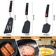 thumbnail image 2 of Tres juegos de espátula de silicona para sartén antiadherente, espátula de cocina resistente al calor, adecuada para sartén antiadherente, utensilios de cocina grandes y flexibles y espátula de goma s, 2 of 5