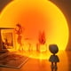 thumbnail image 2 of 1Pack Astrobot Lights, Christmas Decoration 1Pack Astrobot Sunset Lamp Projector - 7 Cosmic Colors Sunset Light, Touch Control Sunset Projection Lamp, 360° Adjustable Head, 2 of 4