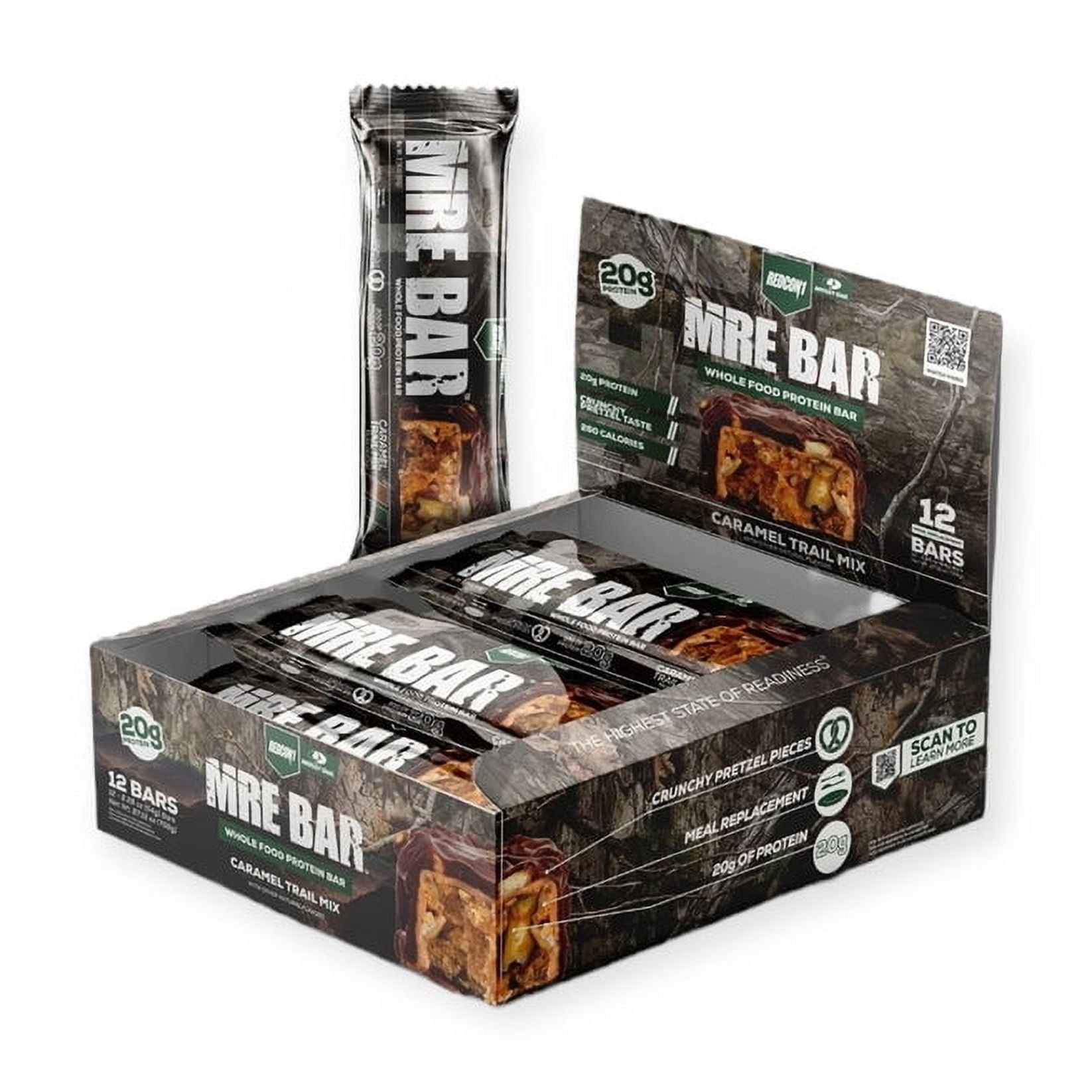 Redcon1 - Box 12 Barras Mre Bar 20g Proteina Caramel Trail Mix -