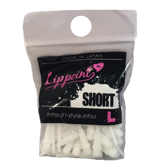 Puntas Lippoint L‑style Short 50 uds 2BA (rosca) para dardos de punta blanda