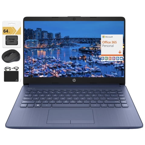 Laptop Hp New 14 Hd Ultraligero, Delgado, 4 Gb De Ram, 128