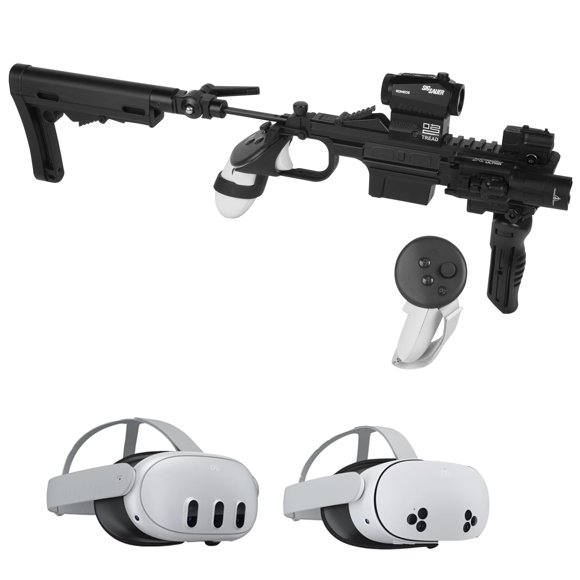 Culata para Pistola VR VERDOON Quest 3 Ajustable y Plegable