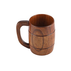Magideal - Taza De Madera De 400 Ml, Taza Para Beber , Taza De Café De Viaje De Madera, Taza De Camping, Taza De Madera Vintage Retro, Para