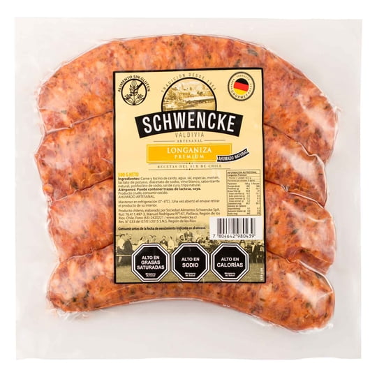 Longaniza Premium 4 Un 500 g Schwencke