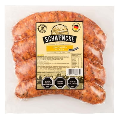Longaniza Premium 4 Un 500 G Schwencke