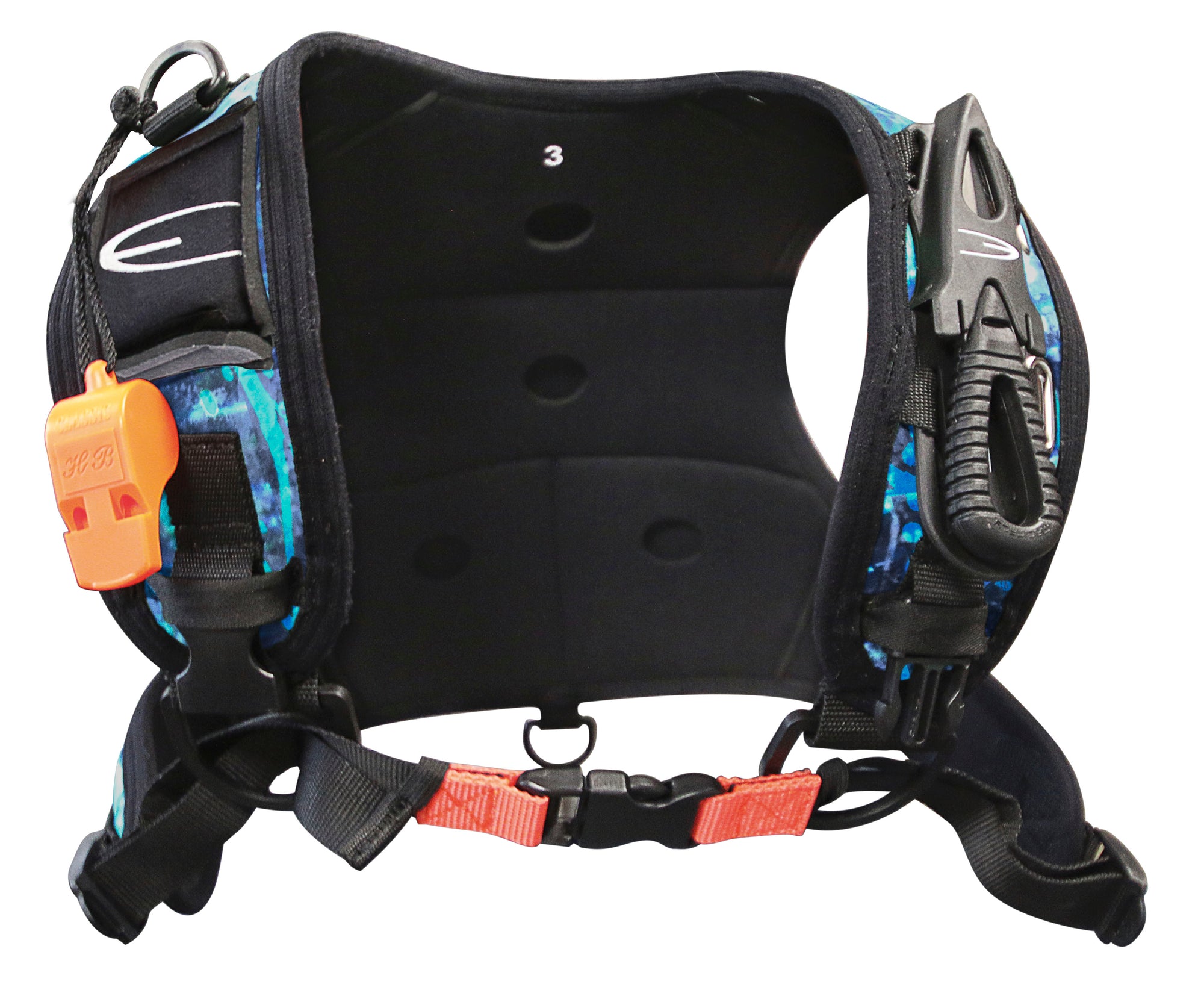 Epsealon - Harnes Espaldera De Buceo Camuflada Fusion Azul