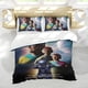 thumbnail image 5 of Inenarrable Conjunto de sábanas temático, trío de piezas, cómodo y amigable con la piel, diseño único, regalo de decoración para el hogar para familiares, amigos y fans,140X210cm, 5 of 6