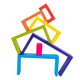 thumbnail image 4 of Juguetes Creativos Para Bebés, Bloques De Construcción De Arcoíris Montessori, Juguete Educativo Style2, 4 of 5