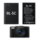 thumbnail image 1 of Batería BL-5C 1150mAh 3.7V para Cámara Digital Compatible, 1 of 5