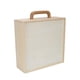 thumbnail image 3 of Caja De Madera Con Asa Con Tapa Deslizante Sin Pintar Caja De Baratija Portátil Vacía Tapa De Madera Grande, 3 of 5
