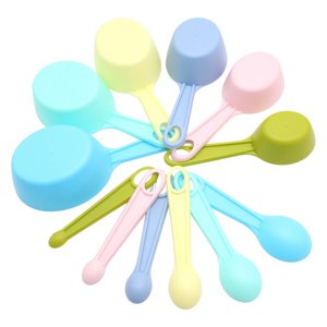 Bothyi - Juego De 12 Cucharas Y Tazas Medidoras, Herramientas De Cocina Para Cocinar En Seco, Multicolor