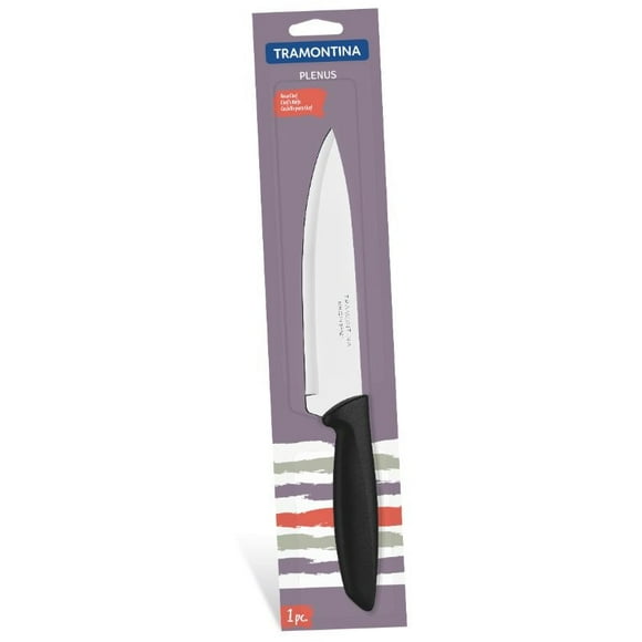 Cuchillo Para Chef Plenus 1 Pieza Acero Inoxidable - Pp Negro