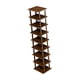 thumbnail image 4 of Zapatero vertical de 9 niveles, organizador de zapatos, ahorro de espacio, combinación libre, estante estrecho para zapatos, caja de almacenamiento, 4 of 5