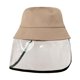thumbnail image 3 of Para Bebés Y Ni?os Anti-escupir Sombrero Protector Tapa Cubierta Exterior Seguridad Café, 3 of 5