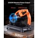 thumbnail image 2 of Sierra de Corte VEVOR de 14" con Disco Abrasivo Motor 2000W, 2 of 9