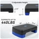 thumbnail image 2 of Plataforma de entrenamiento Aerobic Stepper Fitvids 18 con 2 elevadores, 2 of 7