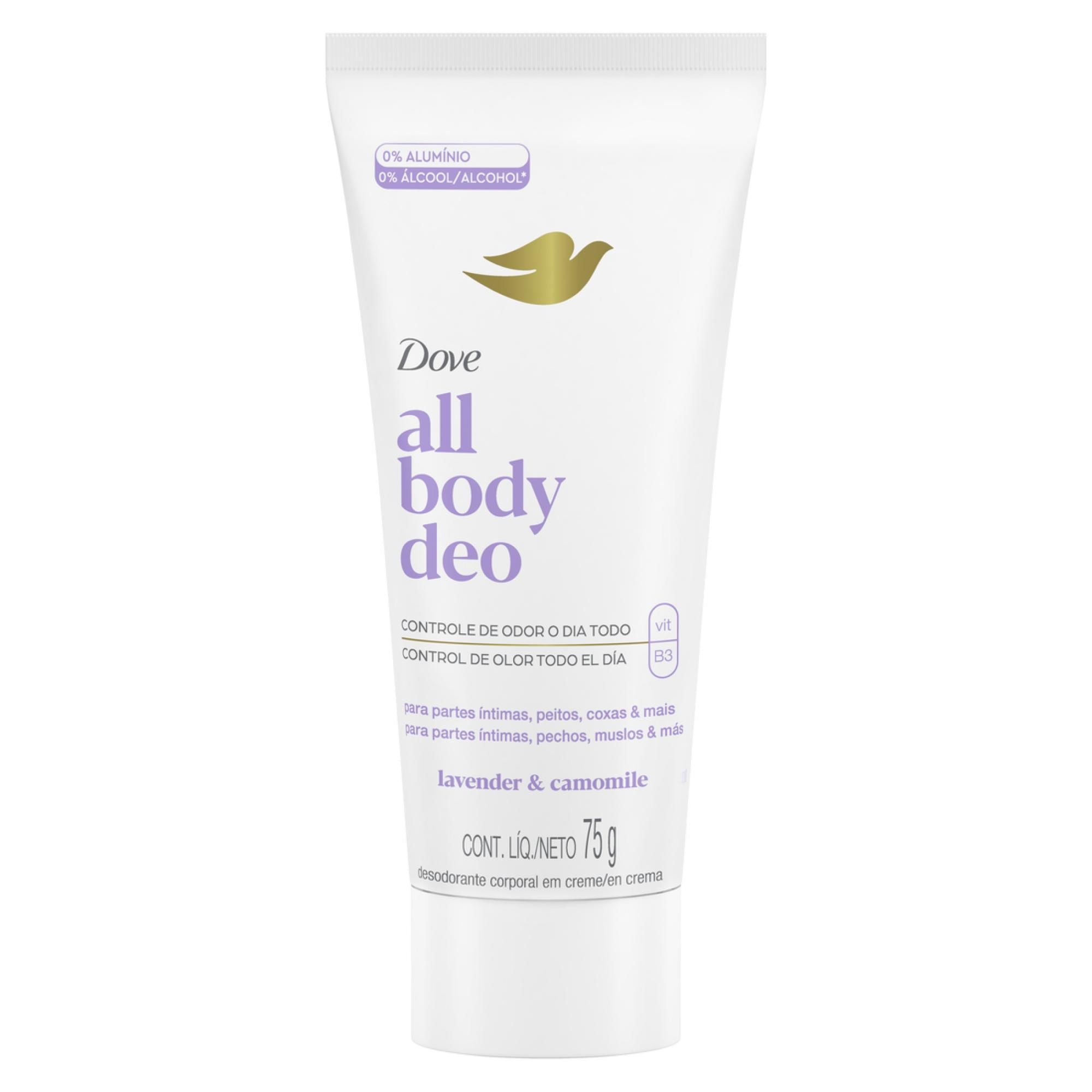 Desodorante All Body Crema Lavander 75 g Dove
