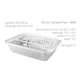 thumbnail image 3 of Bandeja de almacenamiento de alimentos Handi-Foil de aluminio desechable 1 kg, 3 of 6