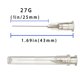 thumbnail image 3 of Agujas Garfily 27G 2,5 cm Luer Lock - Pack de 100, 3 of 7