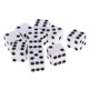thumbnail image 1 of Juego De Dados D6 De 10 Piezas Para Juegos De Rol De Mazmorras Y Dragones 16 Mm Blanco, 1 of 3
