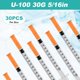 thumbnail image 5 of Jeringa NIUHLX 1 ml U-100 Aguja 30G 8 mm Paquete de 30, 5 of 7