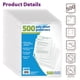 thumbnail image 2 of Protectores de Hojas Better Office Products Paquete de 500 Unidades 22x28 cm, 2 of 5
