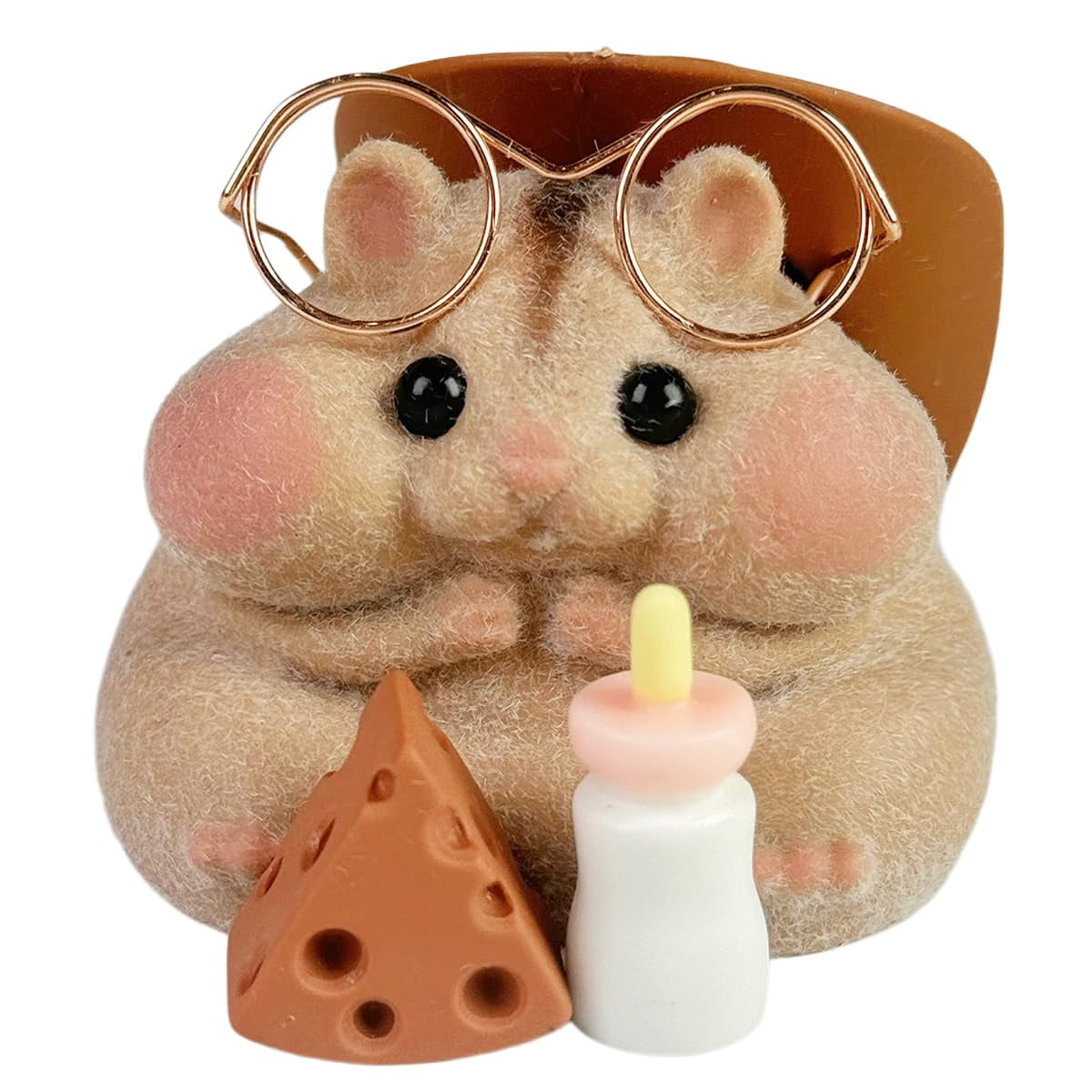 Genérico - Juguete De Hámster Squishy Hecho A Mano Con Silicona Realista Taba, Café
