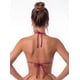 thumbnail image 2 of Bikini estilo triángulo clásico animal print brillante azul, 2 of 3