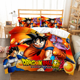 thumbnail image 1 of Dragon Ball Z Bed Set Quilt Cover 3D Anime Figure Son Goku Printed Bedding Bed Spead Kids Bedroom Bed Duvet Cover, 1 of 3