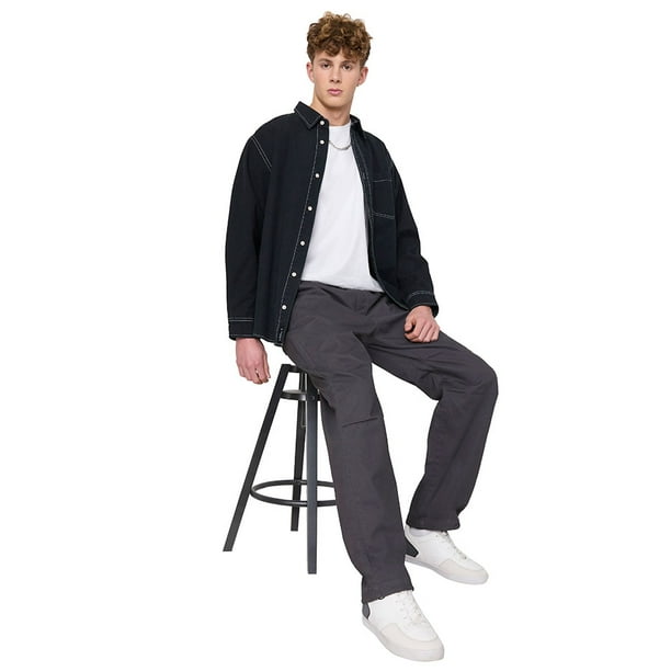 Pantalón Hombre Parachute Fit Wide Leg Charco Corona