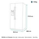 thumbnail image 4 of Refrigerador Side By Side No Frost / Grc26Fgmfps 656 Litros, 4 of 5
