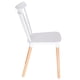 thumbnail image 5 of Silla Windsor 83x46cm Madera y PP Blanco, 5 of 6