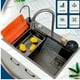 thumbnail image 5 of Lavaplatos Cascada Lavavasos Llave 2 Modos 68x45 Acero Inox, 5 of 9