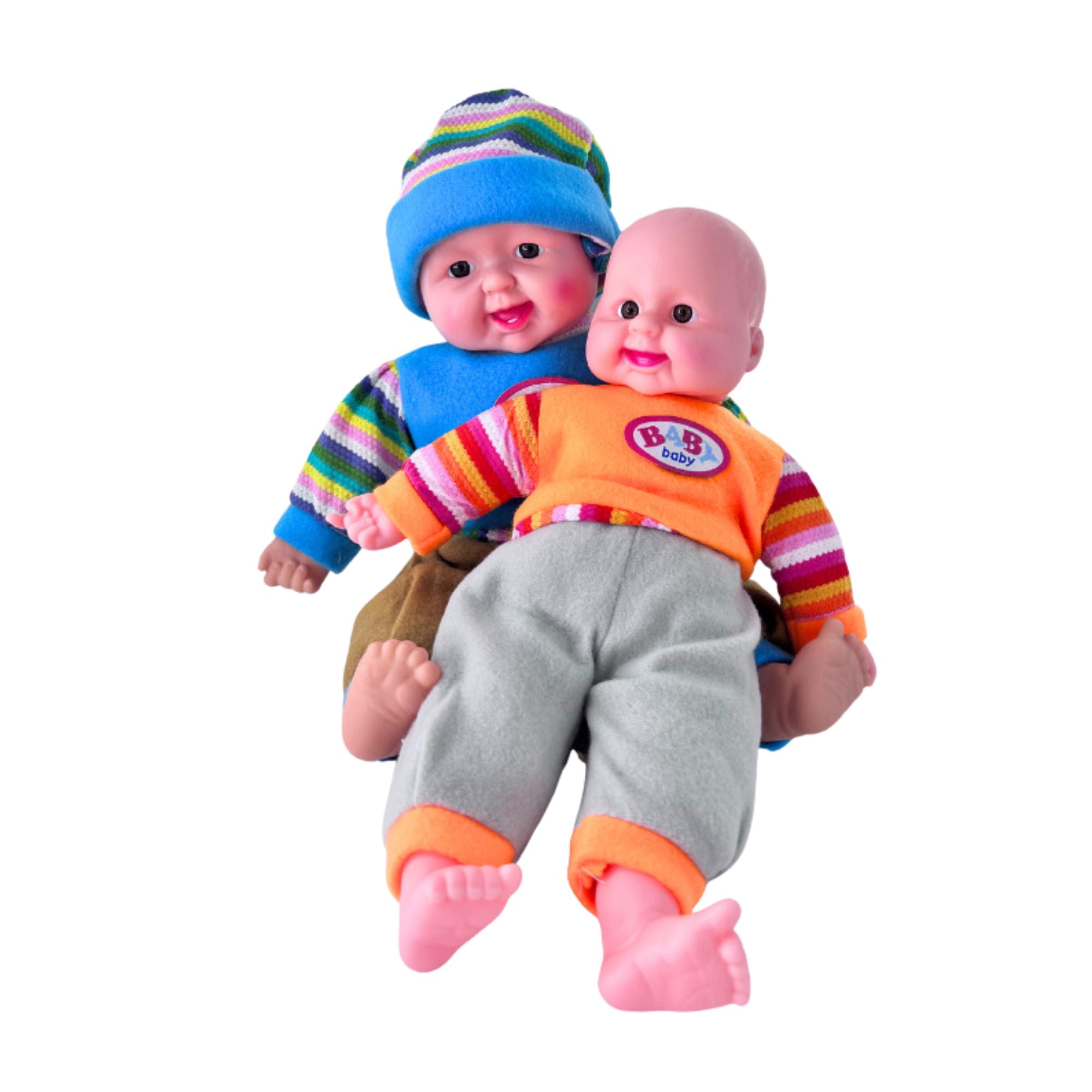 Ekol Táctica Militar - Pack (02) Muñeco Bebe Peuqeño - Mediano Juguete Ropita