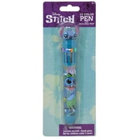 Bolígrafo Disney Stitch, 10 En 1, Multicolor, Retráctil Y Moldeado