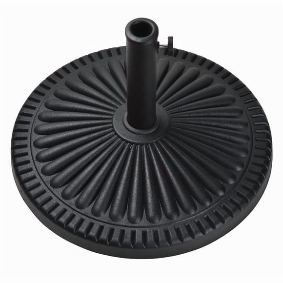 Base para paraguas Bond Black Envirostone 12 kg/26,5 libras