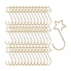 thumbnail image 1 of 100 Uds. Ganchos para árbol de Navidad con forma de estrella, ganchos para adornos navideños para fiestas, suministros de Navidad, perchas para árbole Oro, 1 of 5