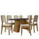 thumbnail image 1 of Juego Comedor Fer Carol Light 6 Sillas Negro - Café, 1 of 6