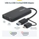 thumbnail image 2 of Adaptador HDMI StarTech.com USB-A/C a doble salida 4K30, 2 of 7